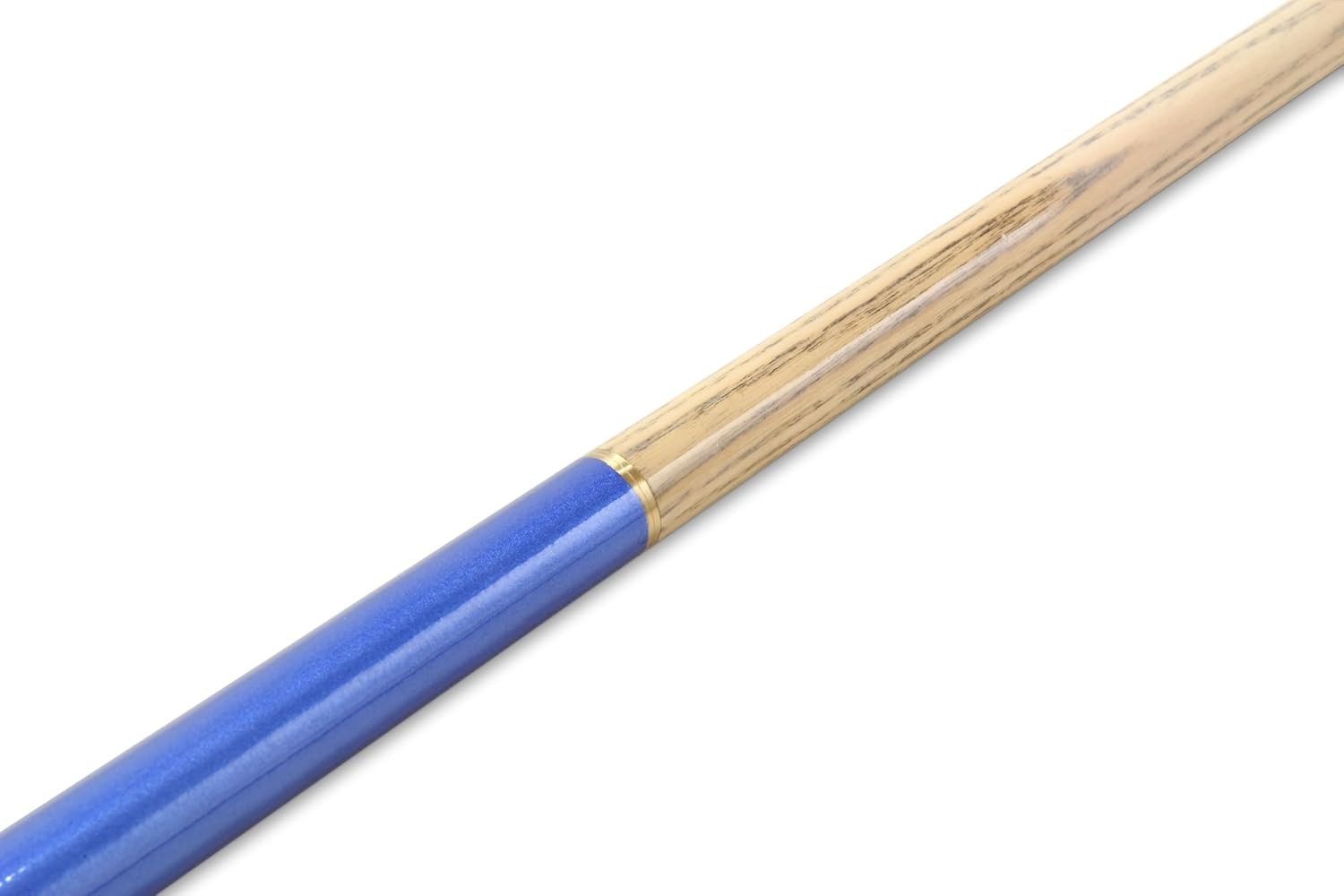 48in Kids Snooker Pool Cue 9.5mm Tip Ash Shaft Centre Joint Gloss 2pc