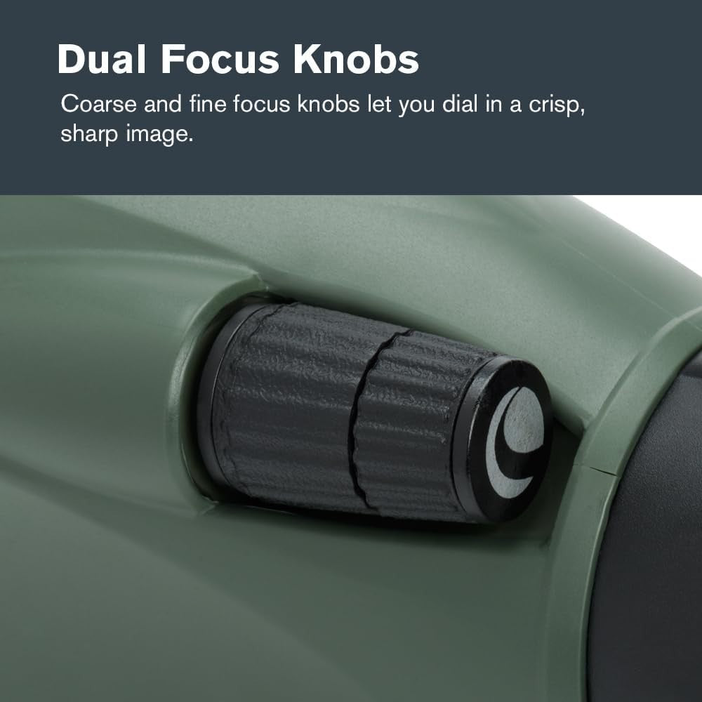 22-67x100 ED Spotting Scope Angled Zoom Waterproof HD Optics Birdwatching