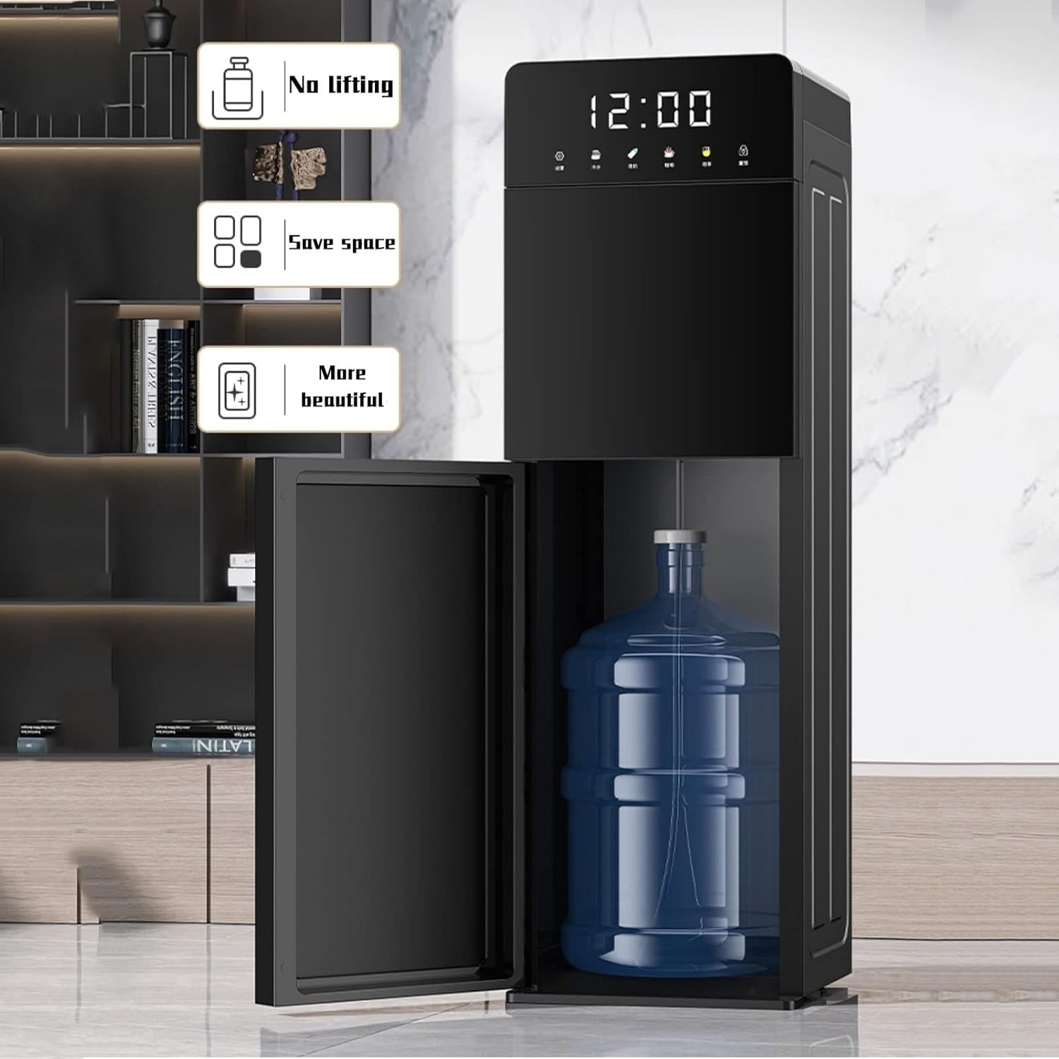 Bottom Loading Water Cooler Hot Cold Freestanding 5 Gallon Home Office