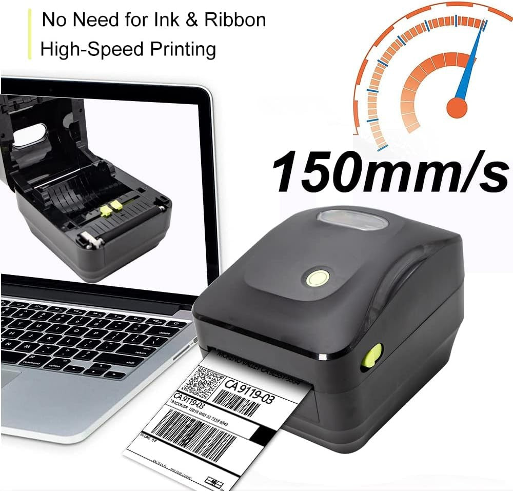 4x6 Thermal Label Printer Bluetooth USB Shipping