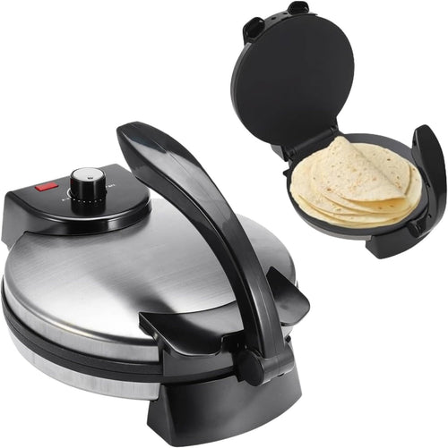 2000W 12" Electric Pancake & Roti Maker | Non-Stick Double-Sided