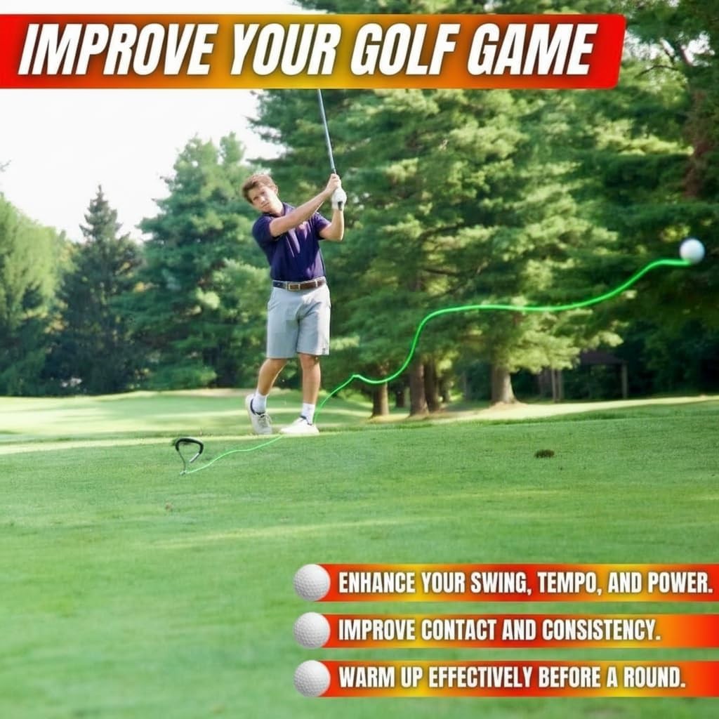 Golf Swing Trainer Backyard Practice Ball Flight Feedback Aid