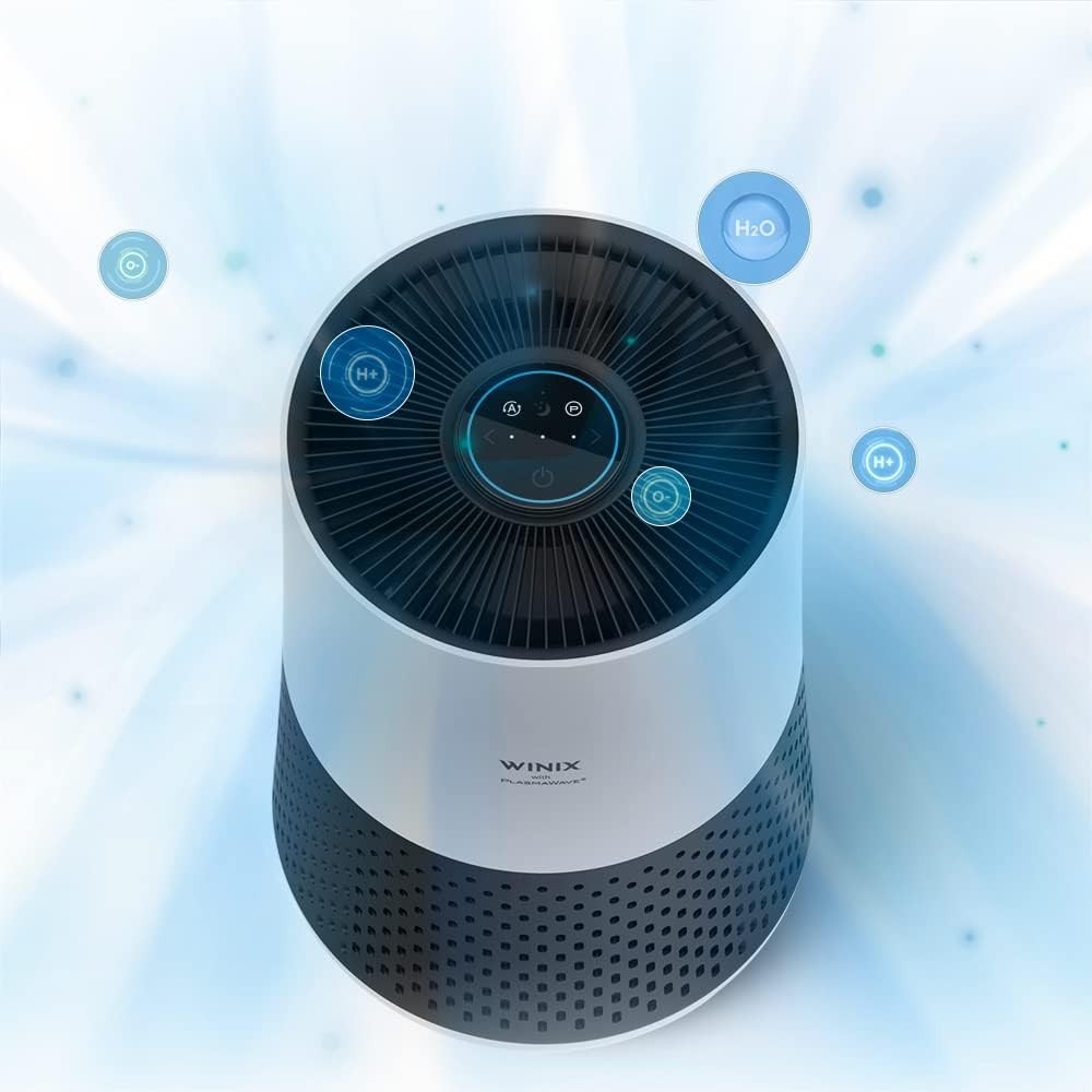 Compact HEPA Air Purifier 50m² CADR 250 Smoke Dust Allergy Quiet Sleep