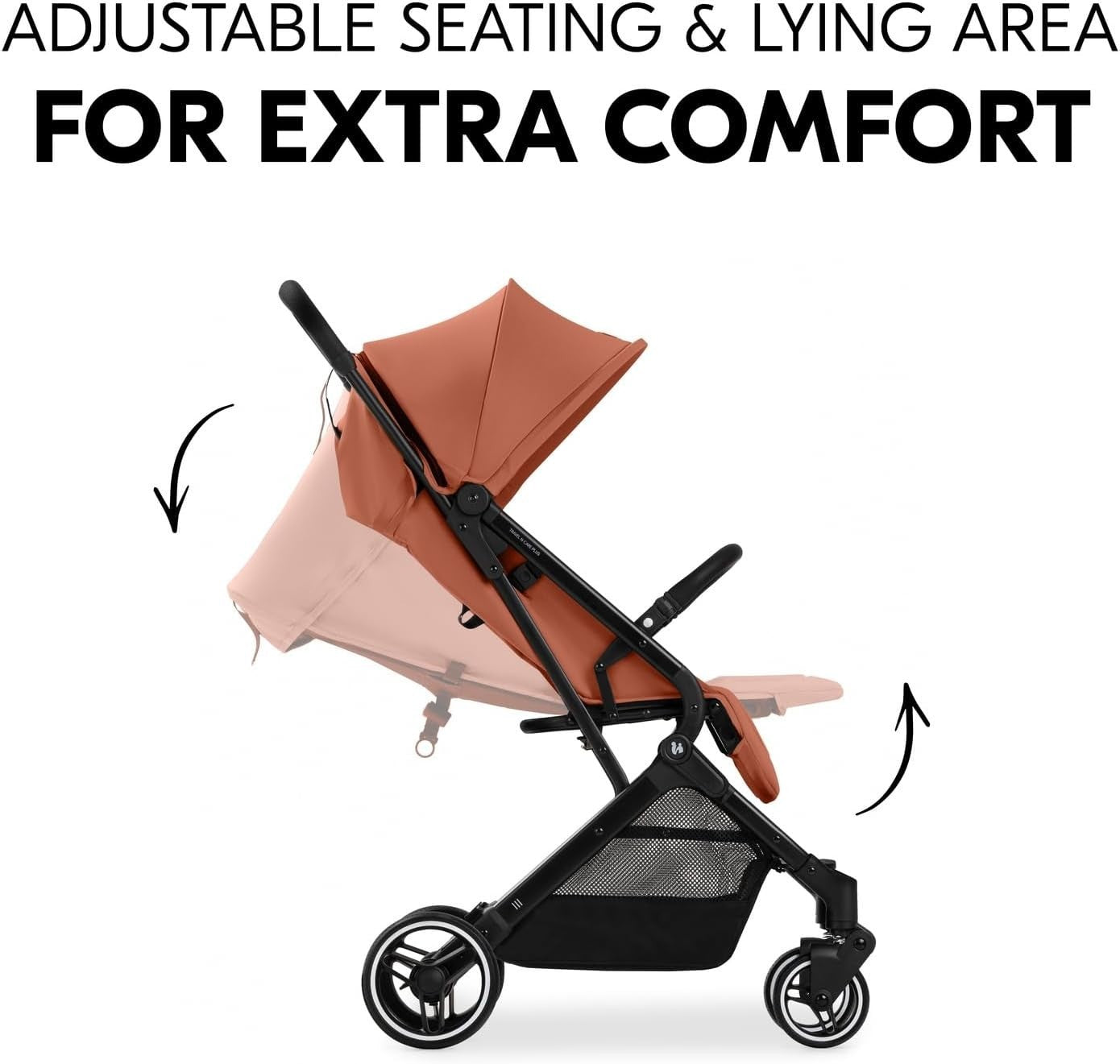 Lightweight Travel Pushchair One Hand Fold Reclining 22kg UPF50+