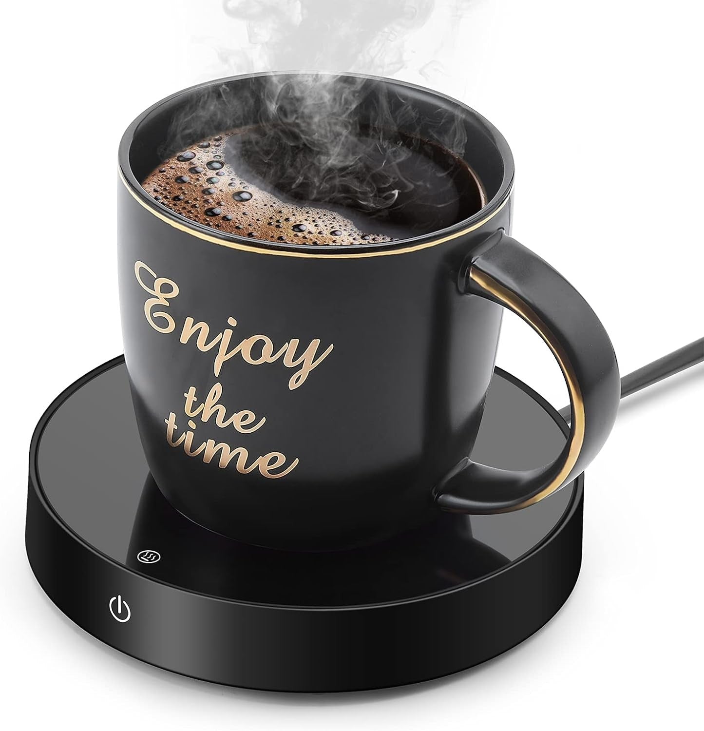 Coffee Mug Warmer 3 Temp Auto Shut Off Desk Heater 8H Timer