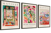 Matisse Inspired Art Prints Set of 3 A2 42x59.4cm