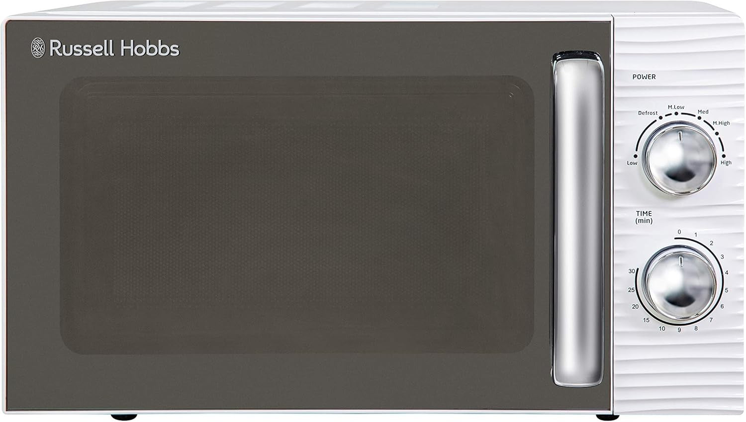 White 17L Manual Microwave Compact 700W Everyday Cooking