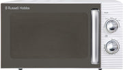 White 17L Manual Microwave Compact 700W Everyday Cooking