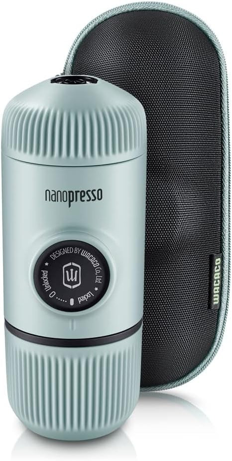Manual High-Pressure Espresso Maker | Portable Travel Coffee Machine + Case