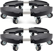 2 Pack Adjustable Rolling Plant Stand with Wheels Heavy Duty 15–21" 330lbs Caddy