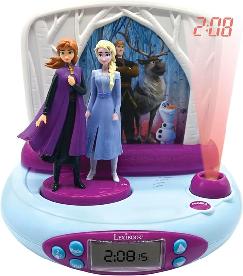 Kids Projector Alarm Clock Night Light Ceiling Display Sound Effects