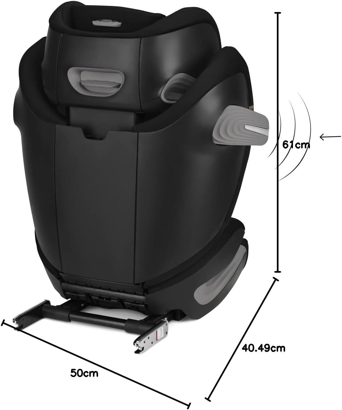 Highback Booster Car Seat 3–12 Years ISOFIX i-Size 100–150cm R129