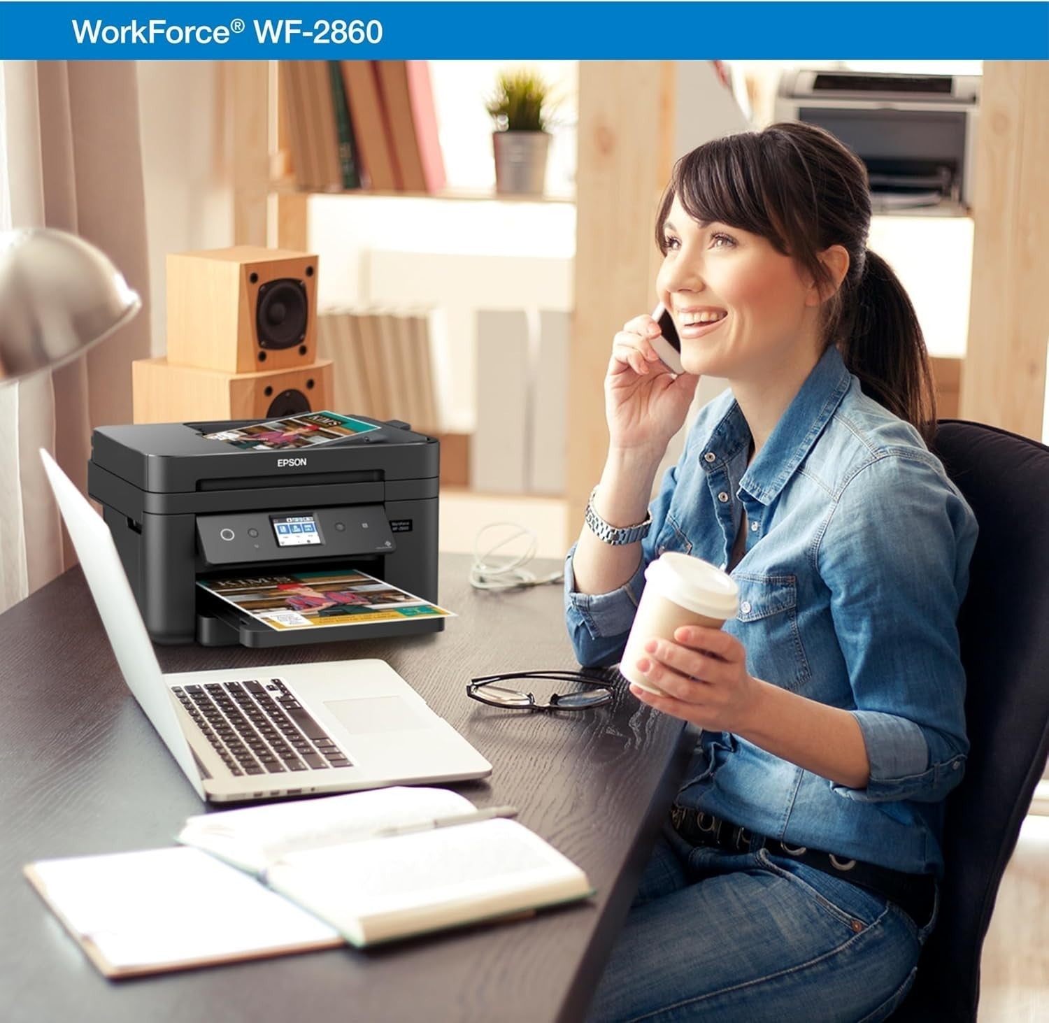 All-in-One Colour Wireless Printer with Scanner, Copier & Fax