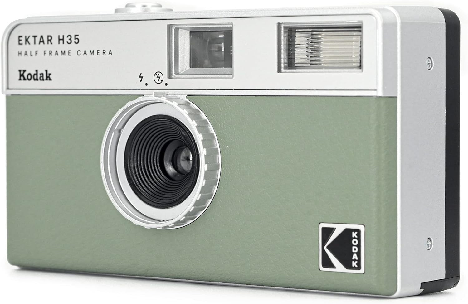 35mm Half Frame Film Camera Reusable Focus Free Compact Sage