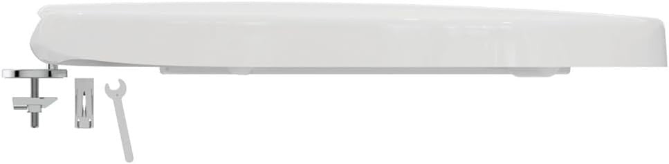 Concept Round Wrapover Toilet Seat White Gloss Soft Close Quick Release