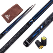 58” Pool Cue Maple Shaft 1/2 Joint 13mm Tip Irish Linen 19oz