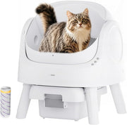 Self Cleaning Cat Litter Box XXL Open Top Auto Clean Large Multi Cat