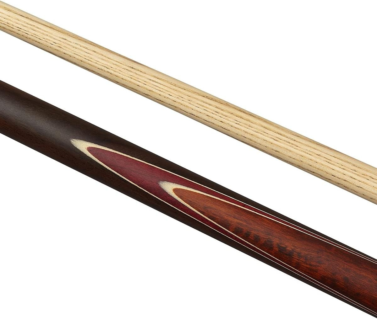 2 Piece Ash Snooker Cue Hand Spliced Rosewood Butt 9.5mm Tip