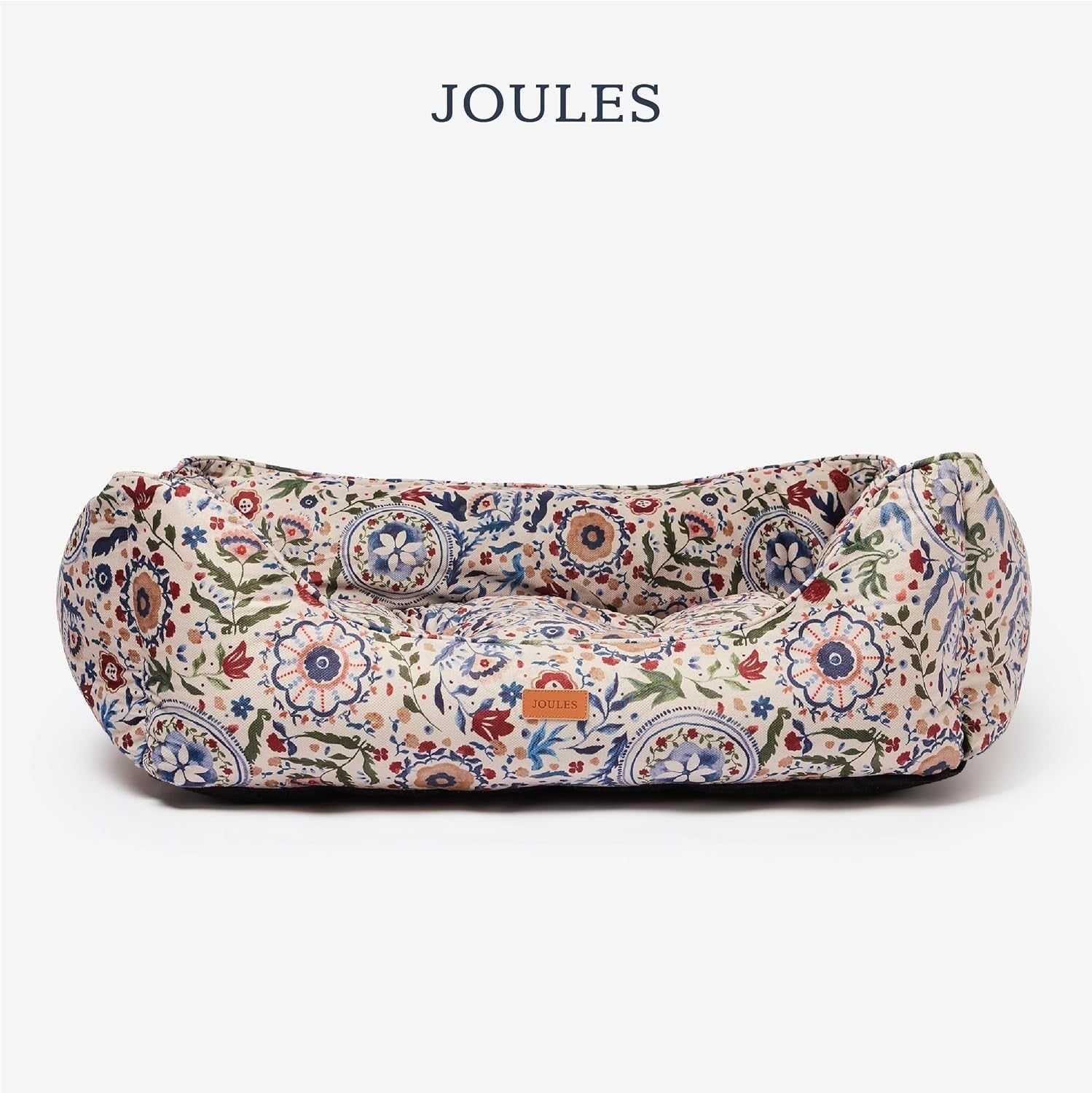 Large Luxury Dog Bed 80x62x27cm Washable Floral