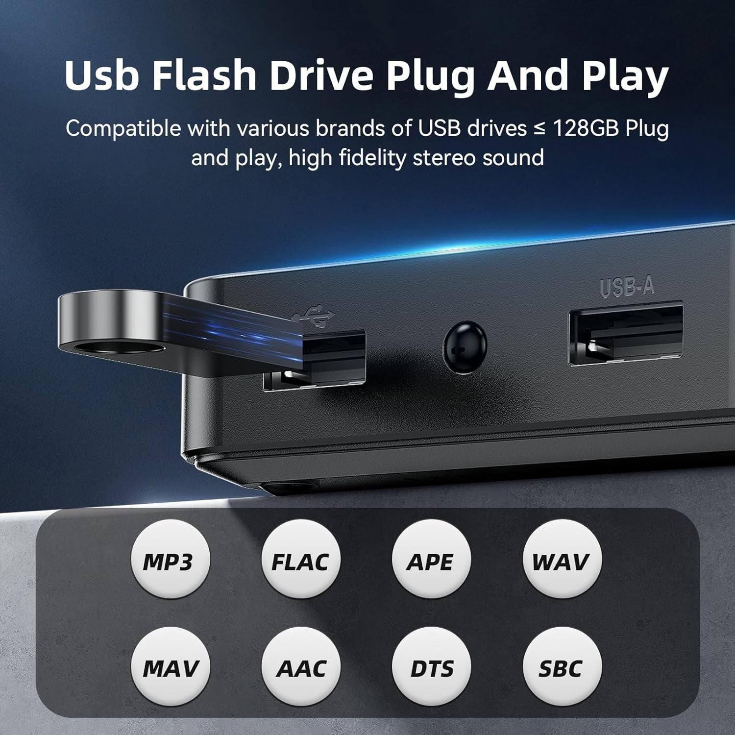 Long Range Bluetooth 5.4 Audio Adapter 3D Surround aptX HD RCA AUX Optical