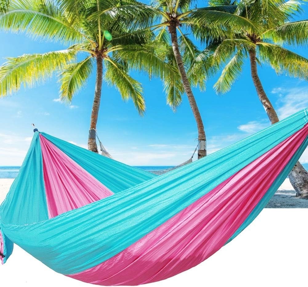 Double Camping Hammock with Tree Straps – 300kg Capacity, Lightweight & Portable