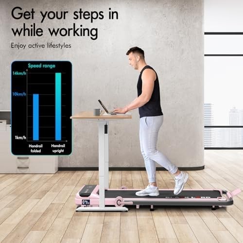 Foldable Treadmill 3.2HP 4% Incline Shock Absorbing Home Gym
