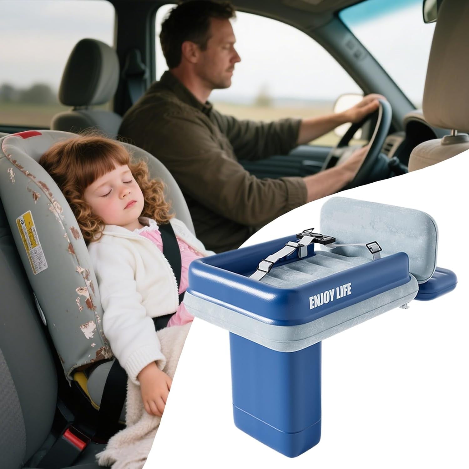 Inflatable Toddler Airplane Bed – Portable Travel Mattress for Kids