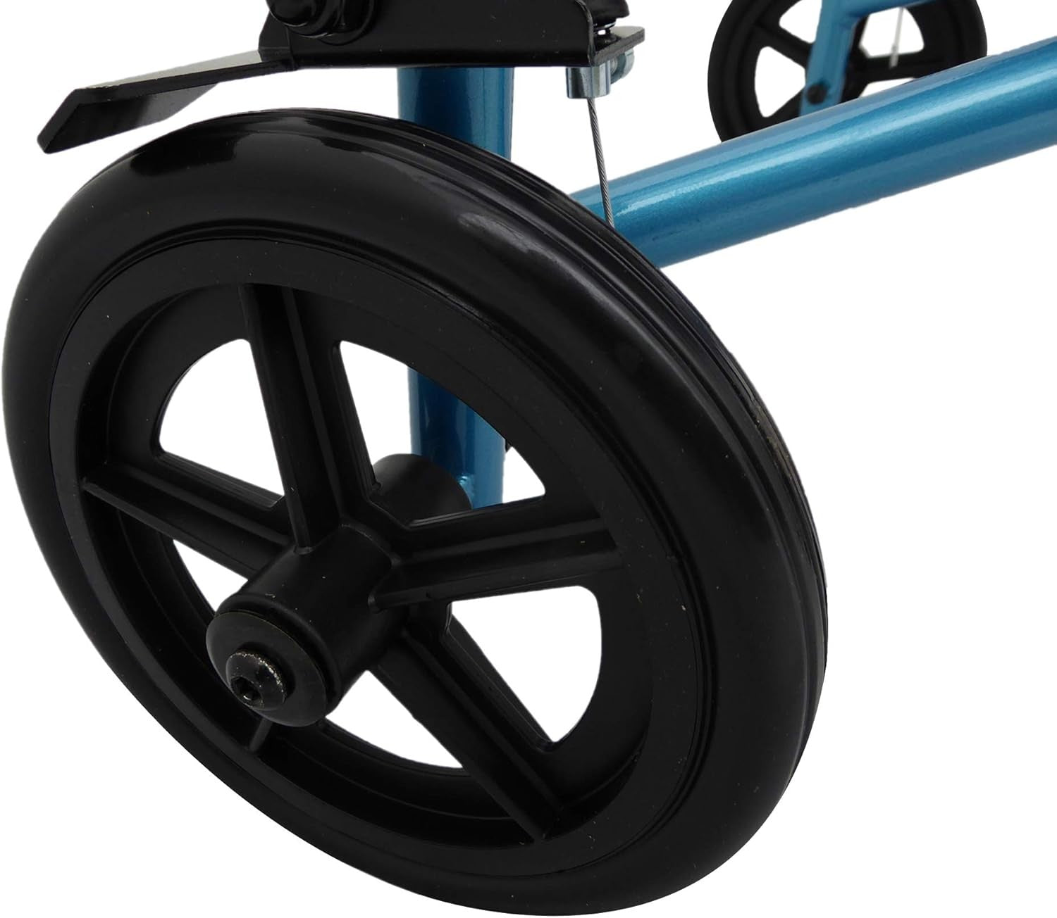 3 Wheel Rollator Walker Folding Lightweight Lockable Brakes Bag Indoor Outdoor