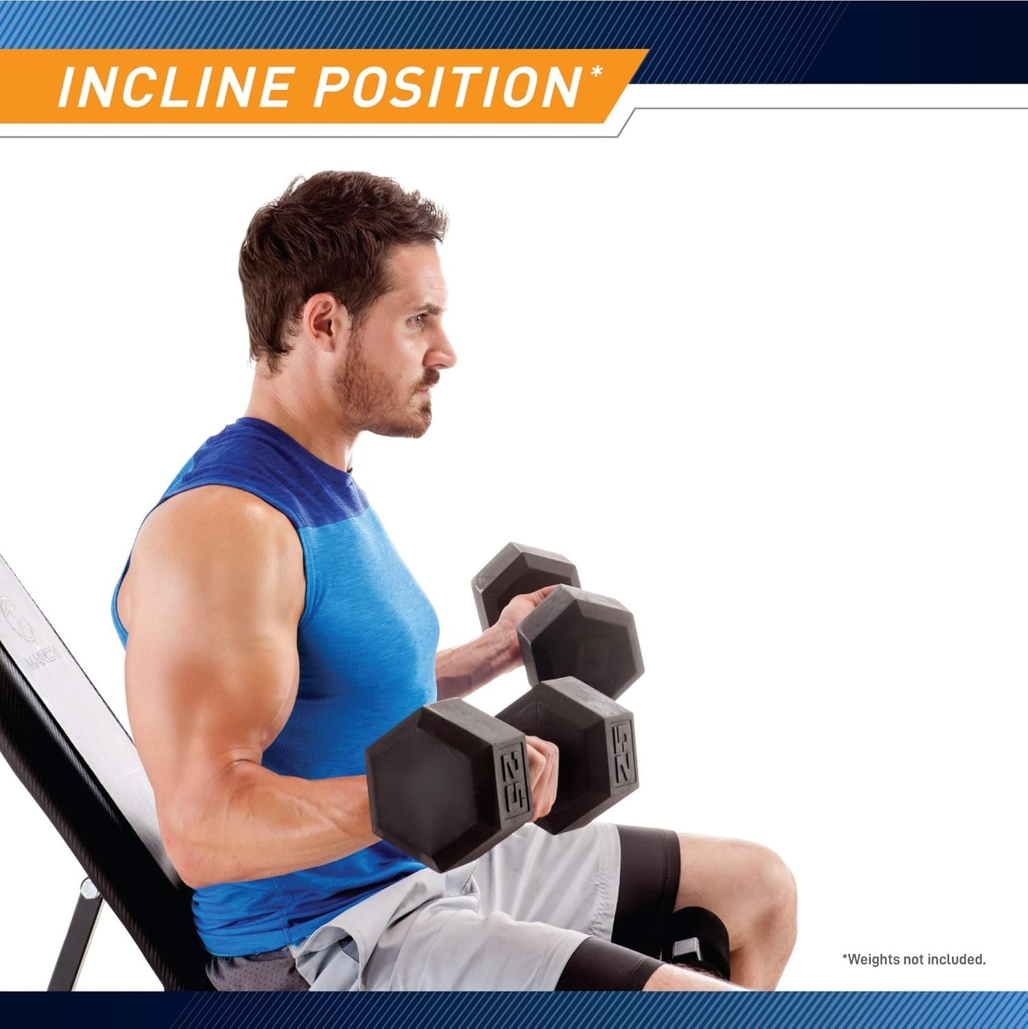 Adjustable Incline Decline Utility Bench Full Body Home Gym Workout