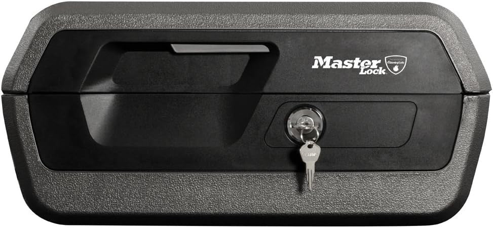 Fireproof Waterproof Safe Box Key Lock A4 Document Cash Security