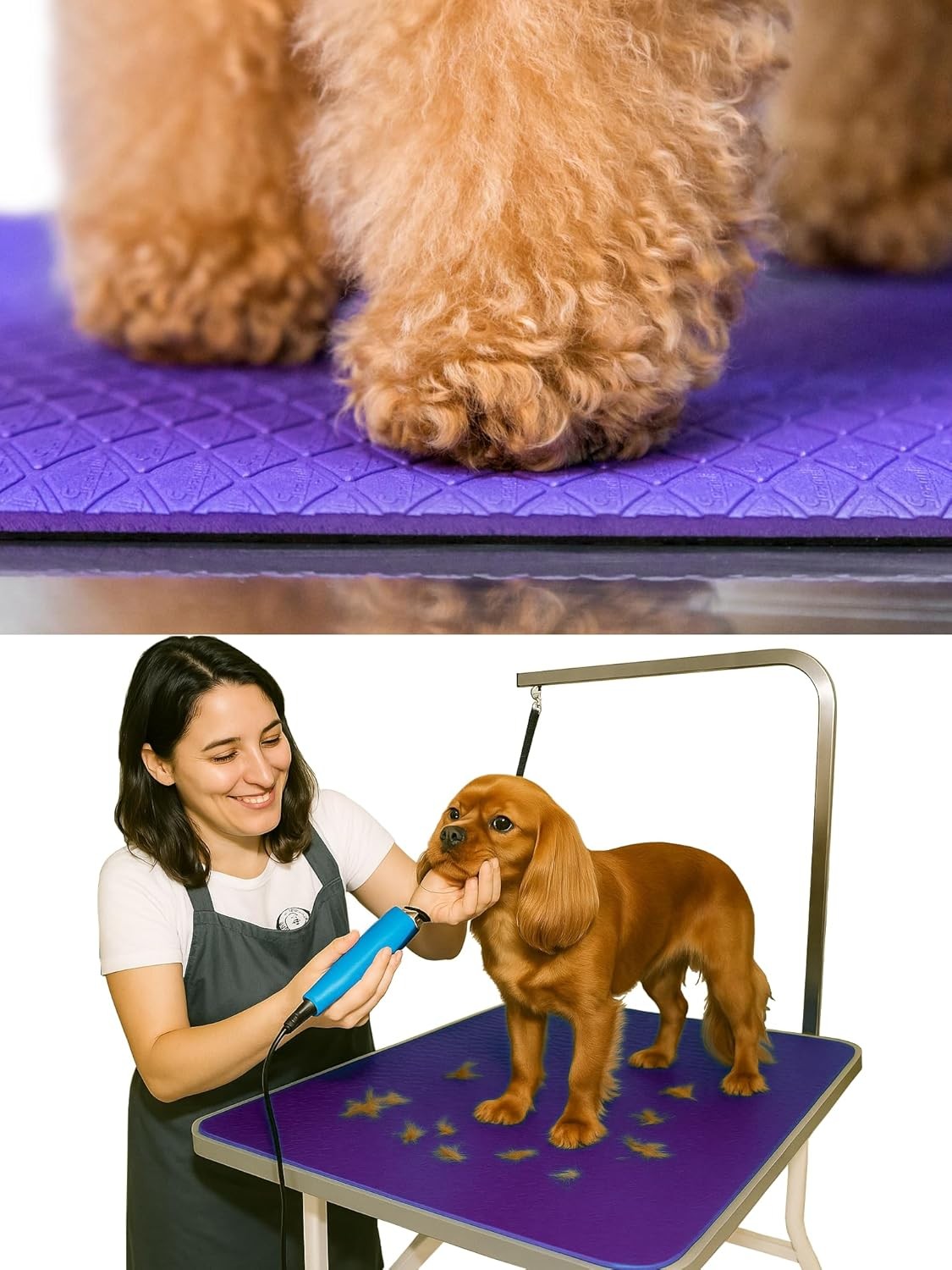Dog Grooming Table Mat Non Slip Waterproof Anti Fatigue 24x36 Inch