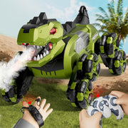 4DRC Y12 Dinosaur RC Car – 8-Wheel Stunt Car w/ LED, Spray & Gesture Control