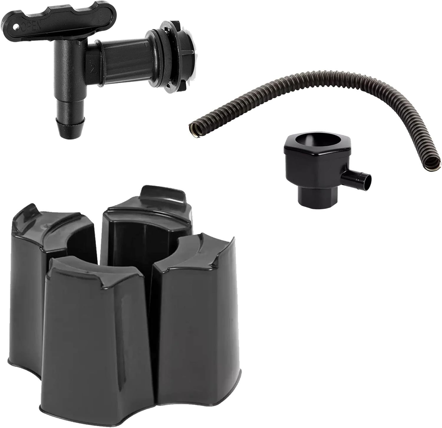 100L Slimline Water Butt Kit With Stand & Diverter | Garden Rain Saver