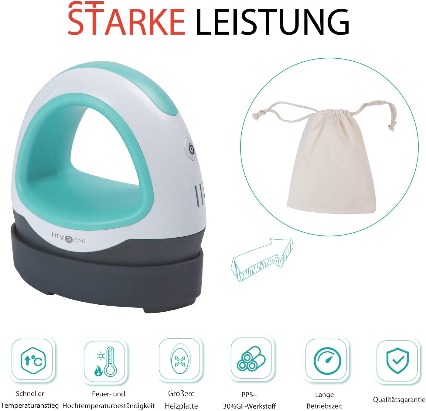 Mini Heat Press Machine for T Shirts Portable Iron Heat Transfer Craft Tool