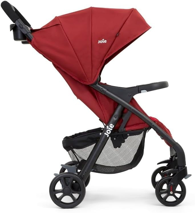Lie-Flat Pushchair from Birth to 15kg, Travel System Ready, Footmuff