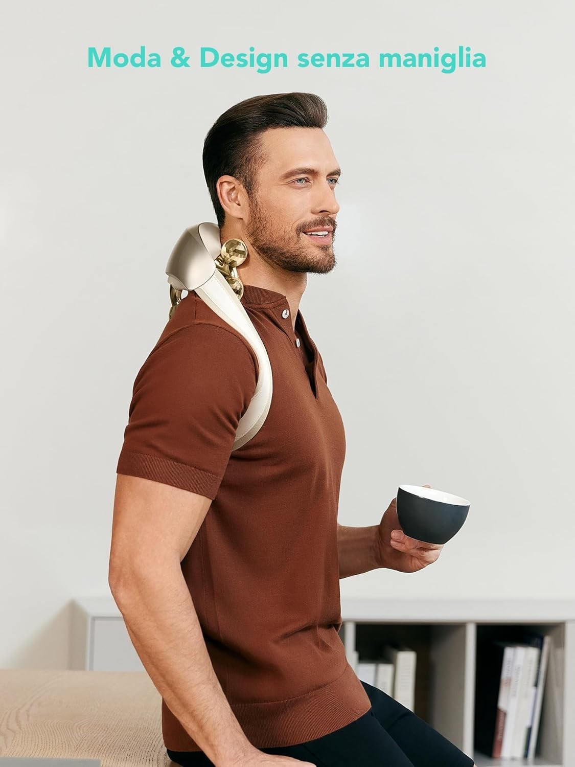 Deep Tissue Neck & Shoulder Massager with Heat | 6D Shiatsu Massage Relief