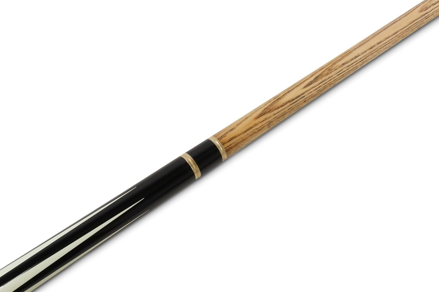 Compact Pub Pool Cue 8mm Tip Ash Shaft 4pc Adjustable 45–57in