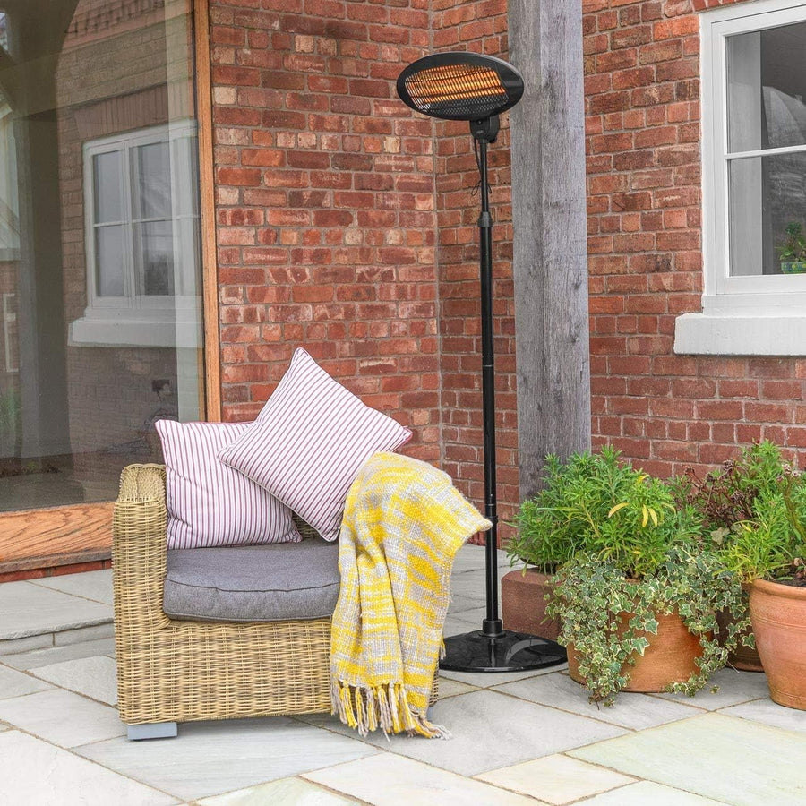 2000W Outdoor Patio Heater | Freestanding & Wall Mounted | 3 Heat Settings