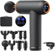 Muscle Massage Gun Deep Tissue Percussion Silent Portable 8 Heads Pain Relief