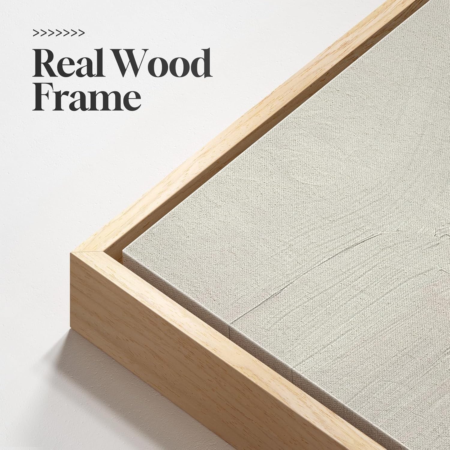 Large Framed Forest Canvas Wall Art Set 3 Nordic 24x36in