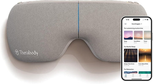 Smart Heated Eye Mask Temple Massage Sleep Aid Vibration Bluetooth