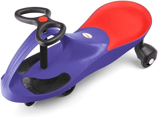 Kids Wiggle Car Ride On Scooter Balance Toy Steering Wheel Purple 120kg