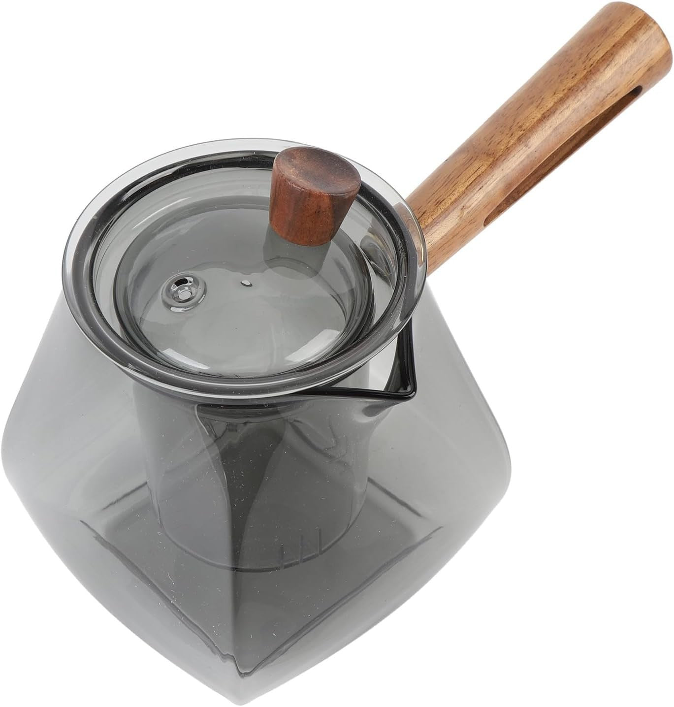 500ml Borosilicate Glass Teapot with Wood Handle Tea Pot Infuser