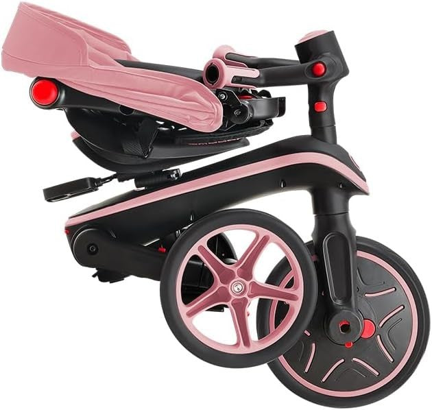 4 in 1 Foldable Trike Balance Bike Kids Ride On Canopy Pink 1-5Y