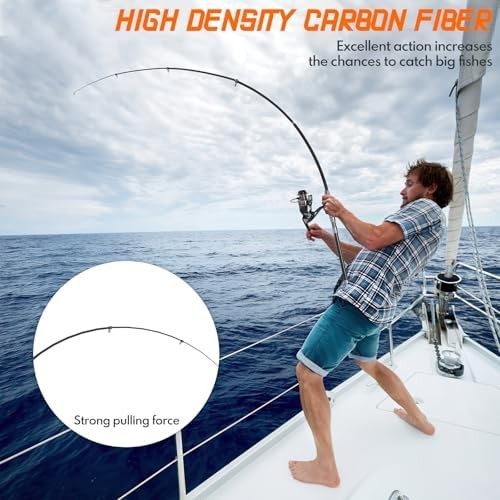 2.1m Telescopic Fishing Rod & Reel Kit with Lures, Line & Carry Bag
