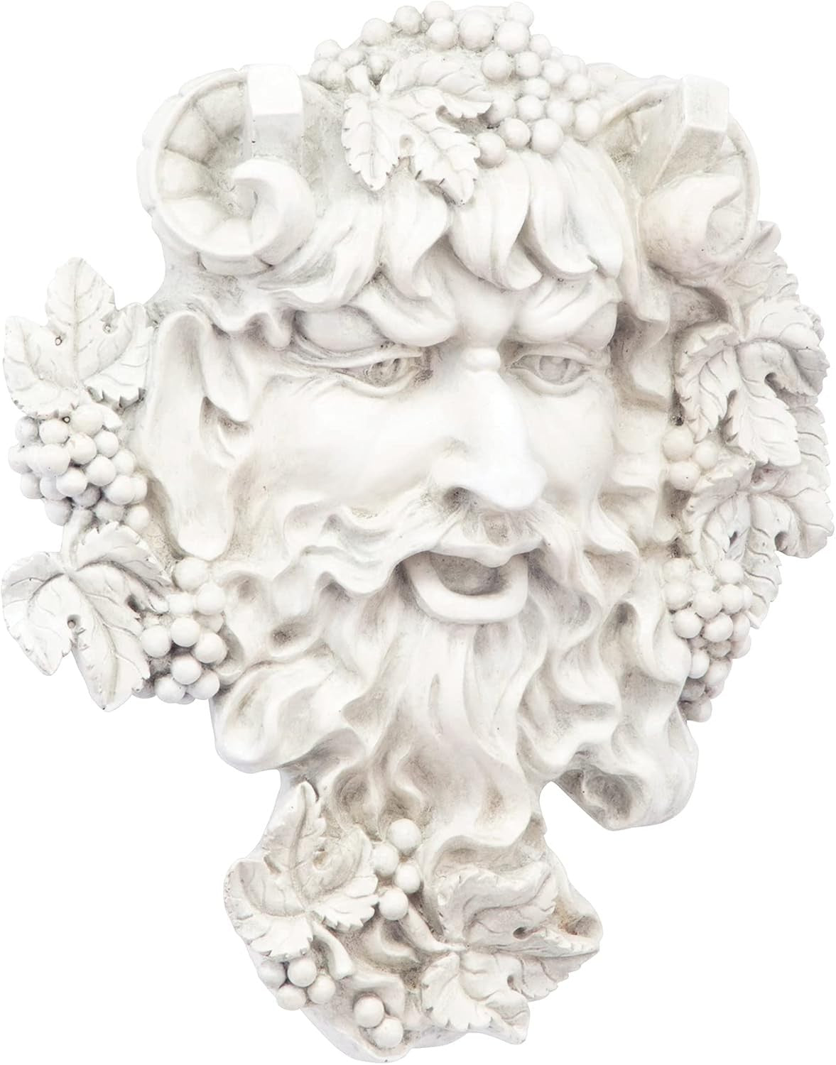 Bacchus Greenman Wall Sculpture 30.5cm Resin Plaque
