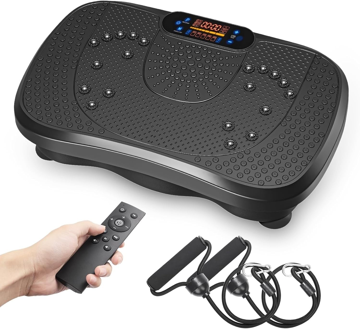 Ultra Slim Vibration Fitness Platform 99 Speeds Bluetooth Home