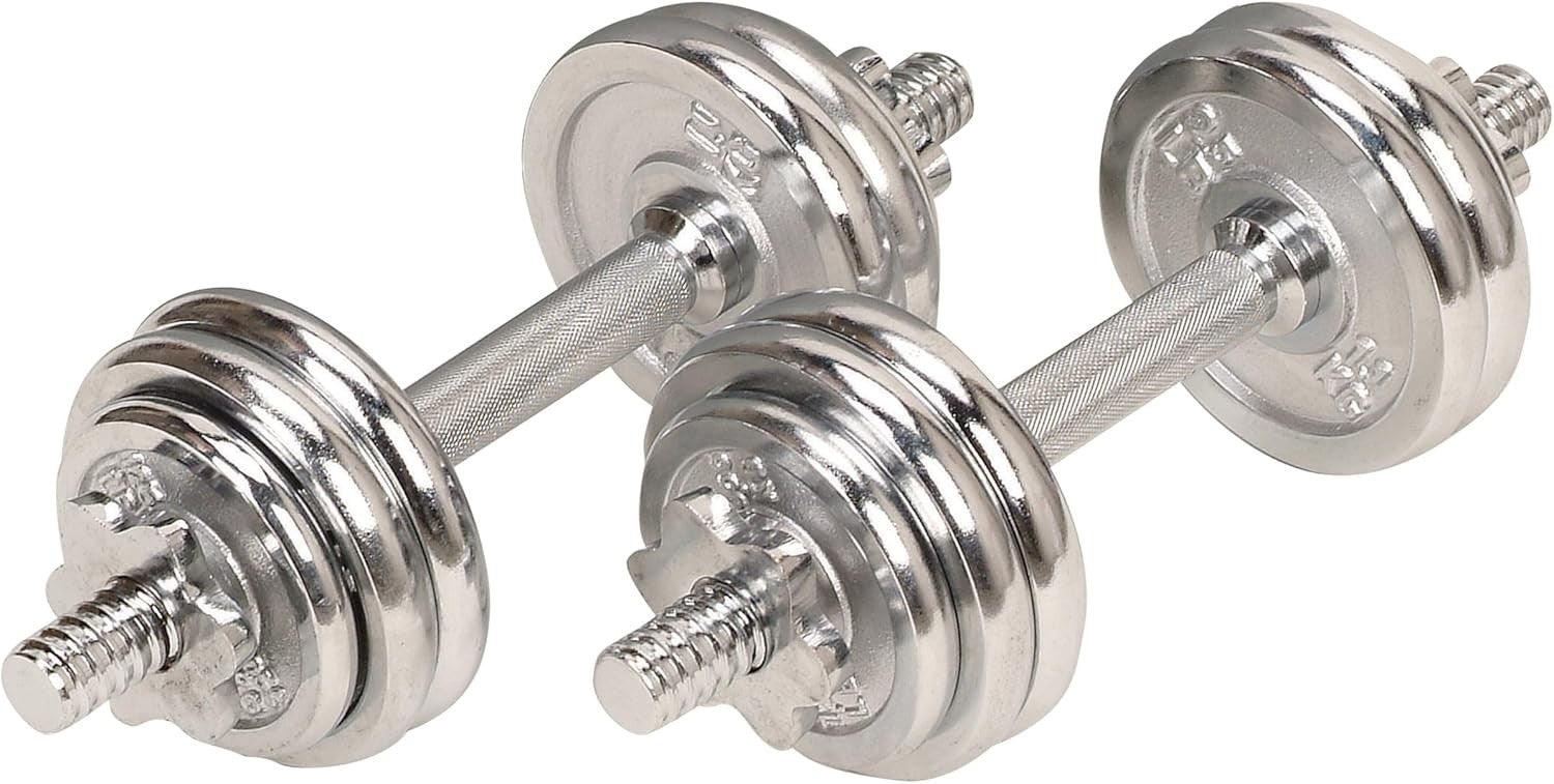15kg Adjustable Dumbbell Set Carry Case Quick Lock Steel Home Gym