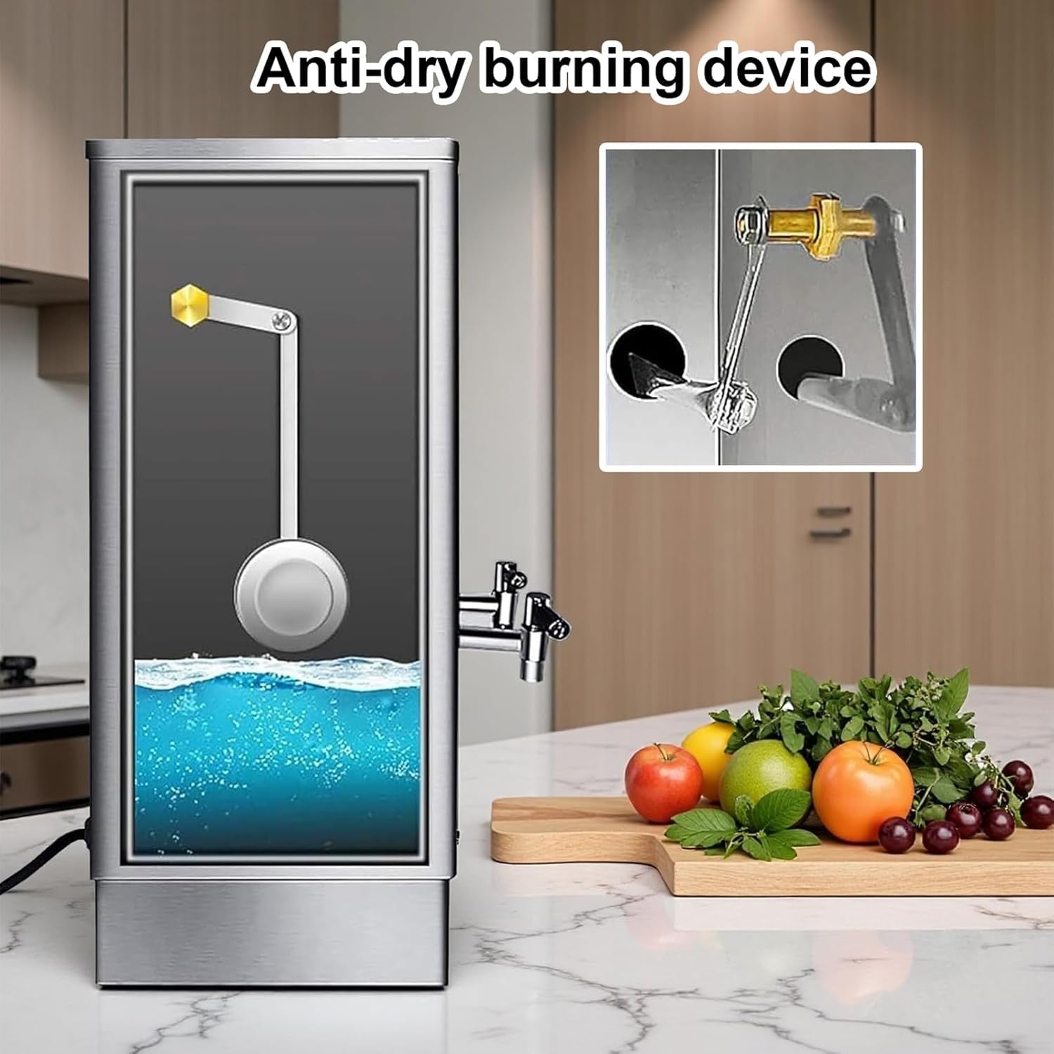 Commercial Water Boiler 40L Instant Hot Water Urn Auto Fill Stainless Steel
