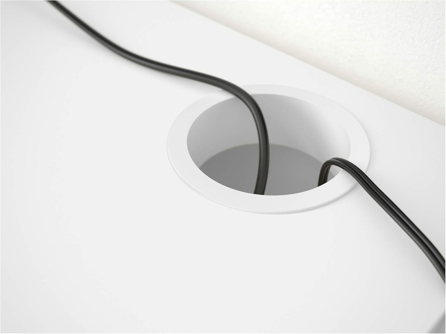 White Compact Desk 73x50cm w/Drawer Modern Small Work Study Table
